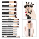 14Pcs Fashion Makeup Brushes Set Eye Shadows