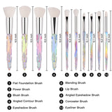 10pcs Makeup Brush Soft Type Cosmetic Face