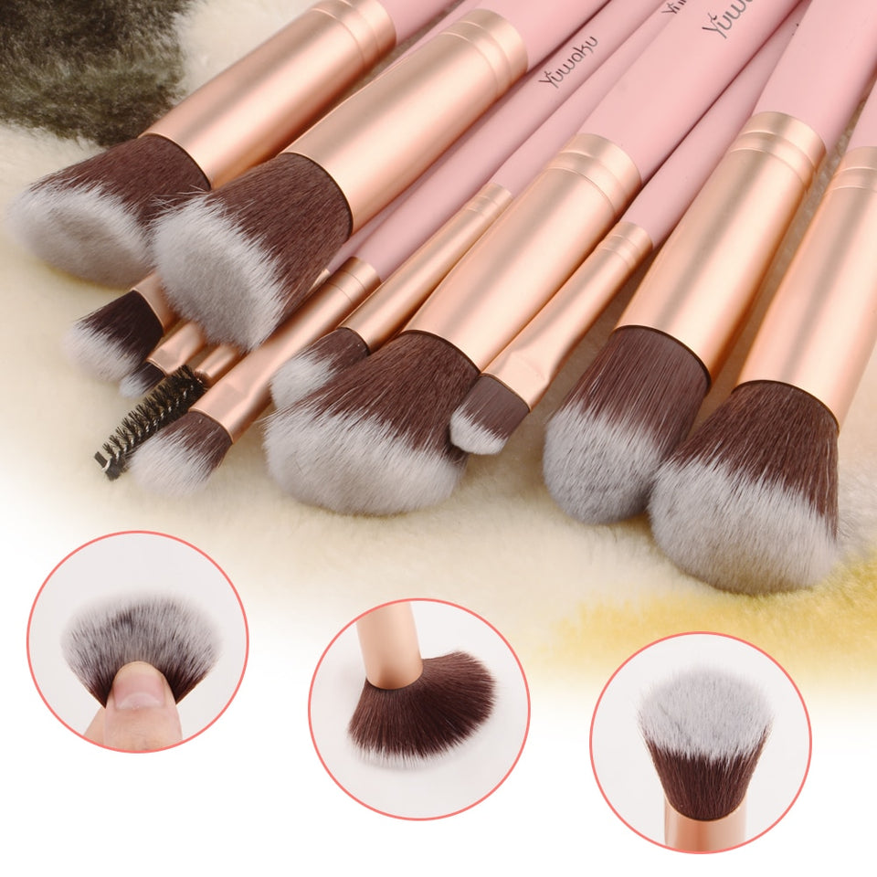 14Pcs Fashion Makeup Brushes Set Eye Shadows