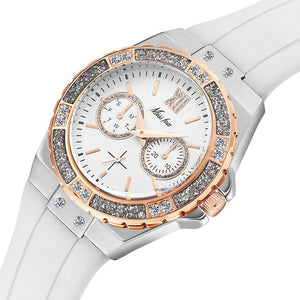 MISSFOX Women's Watches Chronograph Rose Gold