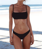 New Solid Sexy Bikini Set Women Swimming