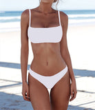 New Solid Sexy Bikini Set Women Swimming