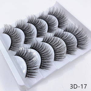 Mink eyelashes 5 pairs