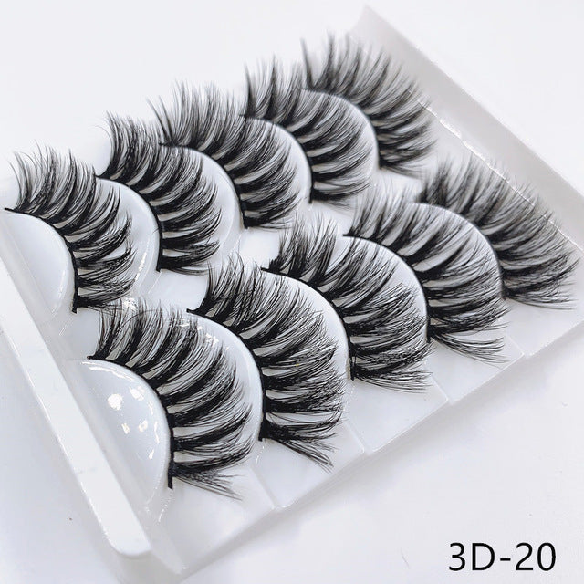 Mink eyelashes 5 pairs