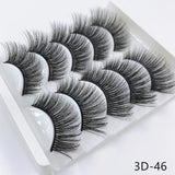 Mink eyelashes 5 pairs