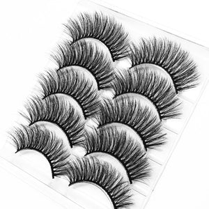 Mink eyelashes 5 pairs