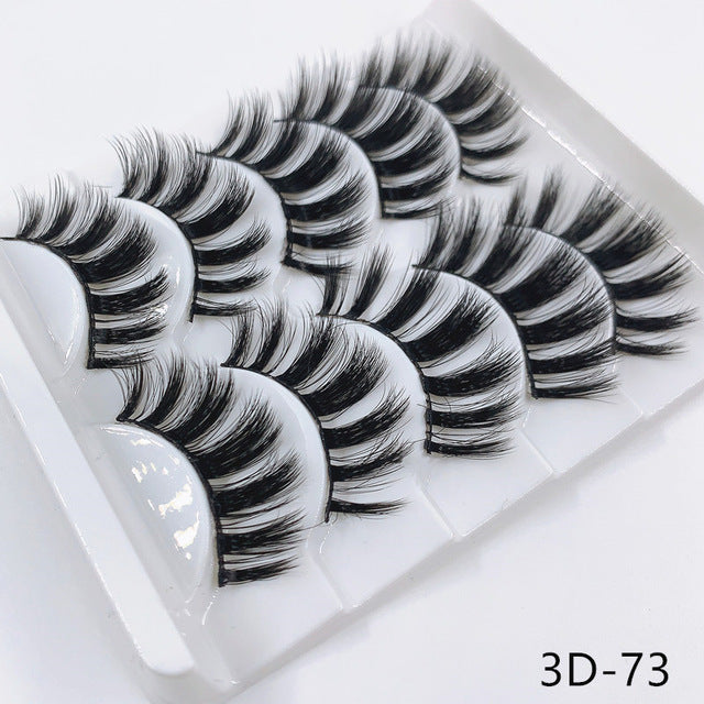 Mink eyelashes 5 pairs