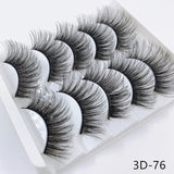 Mink eyelashes 5 pairs