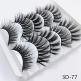 Mink eyelashes 5 pairs